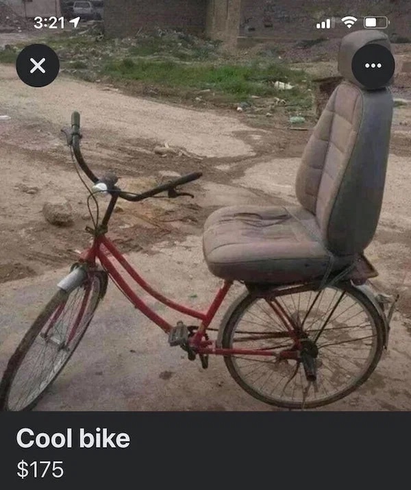 Funny bike hot sale seats