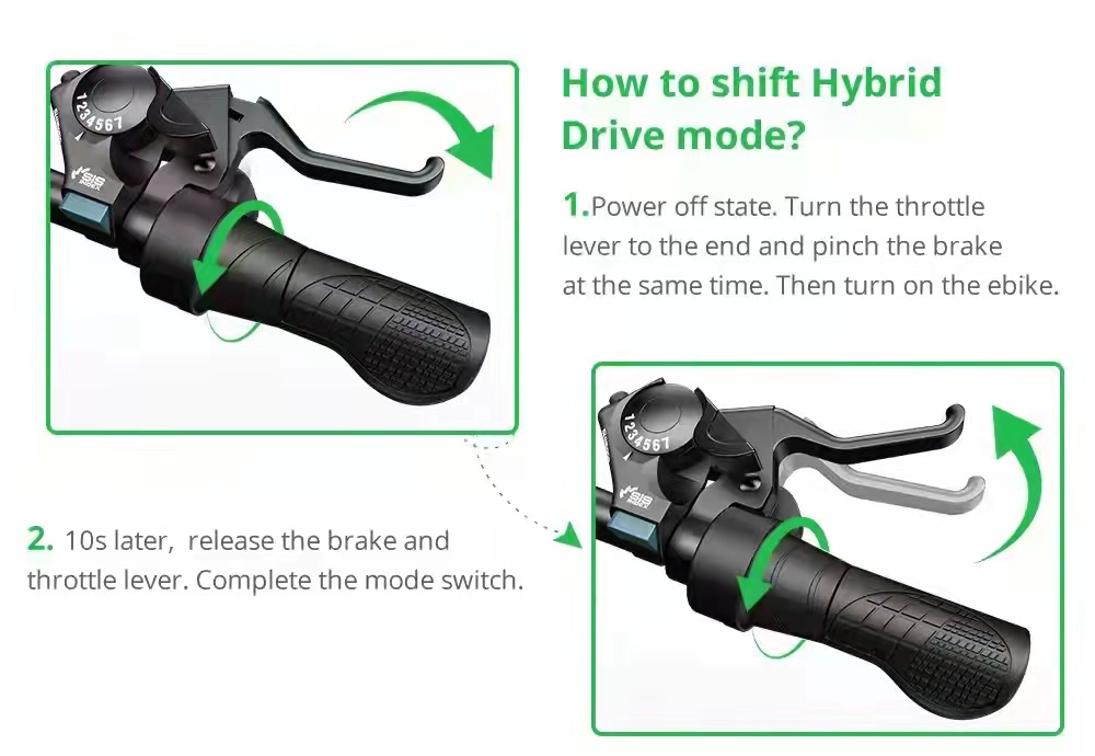 Ebike throttle not clearance working