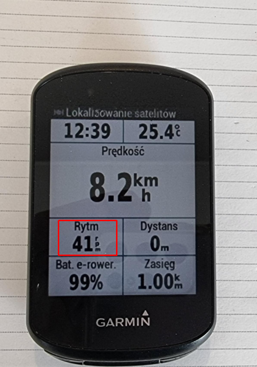 Garmin edge 530 online cadence