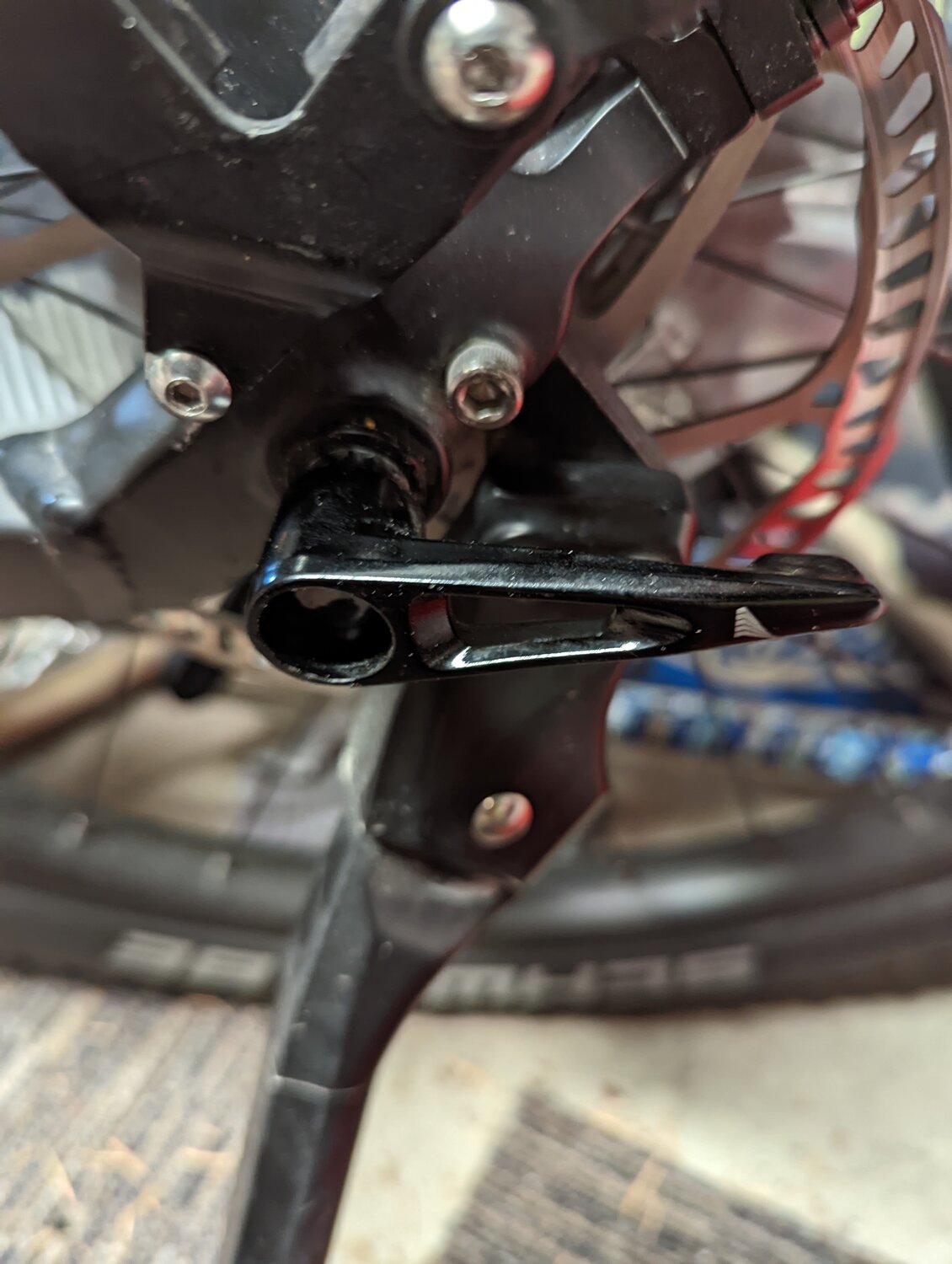 Removing bicycle hot sale rear wheel