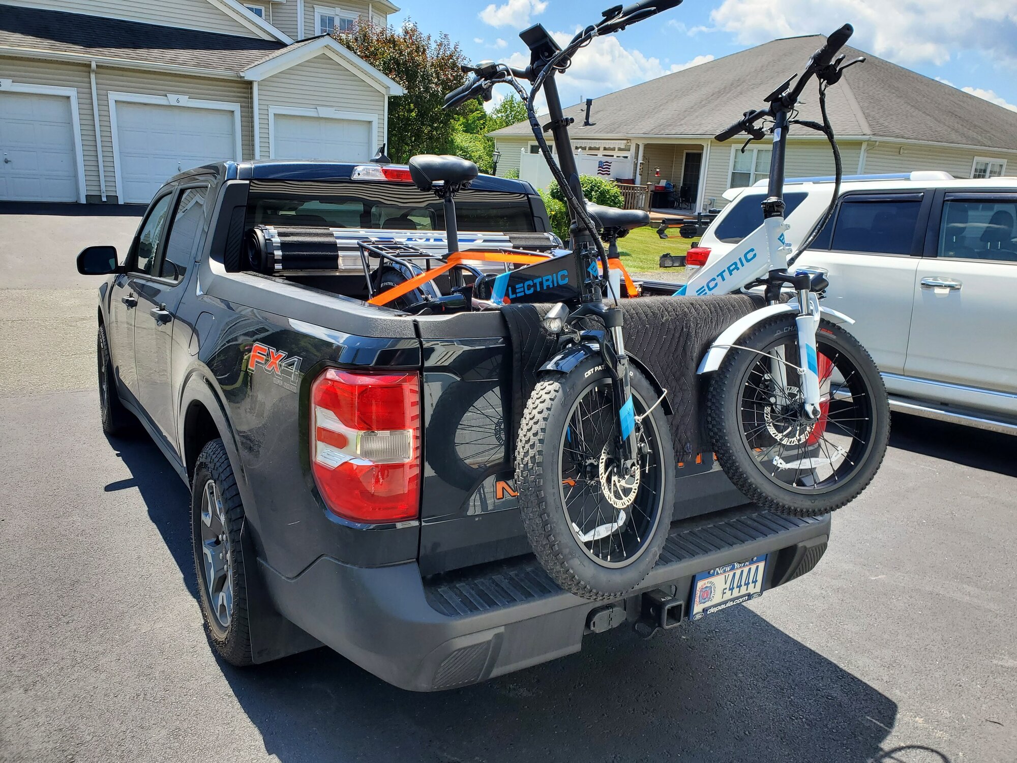 Best way to haul store bikes in a truck