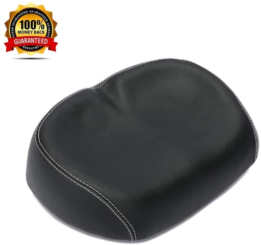 wide noseless bike seat