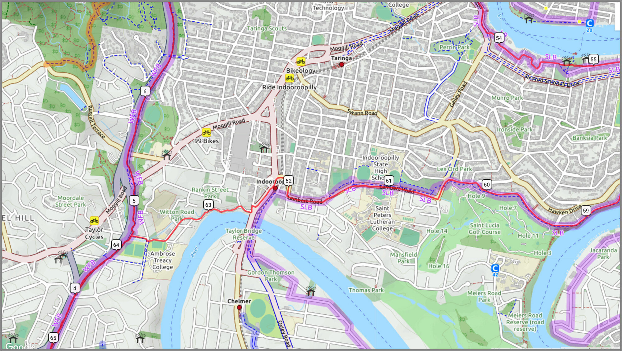 Map - Indooroopilly Riverwalk Location