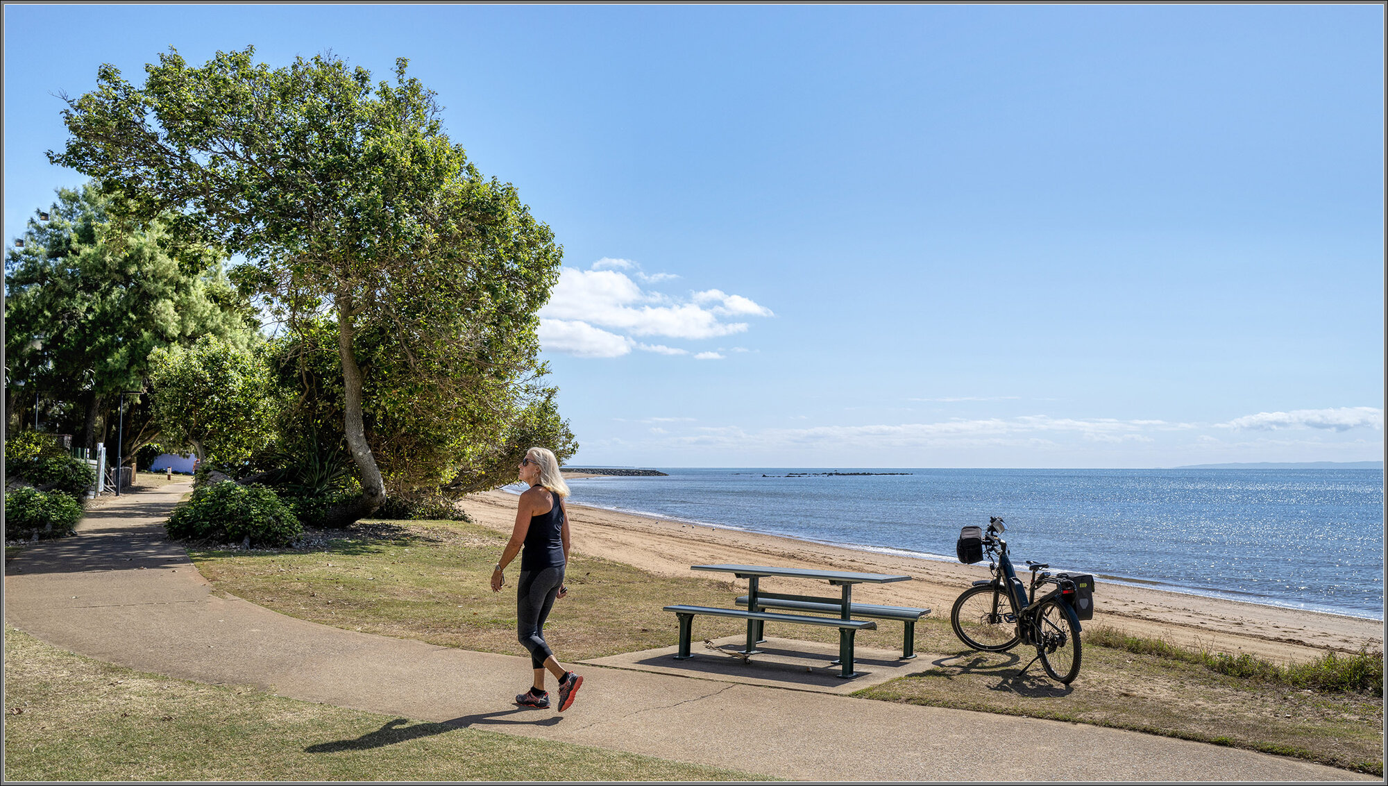 Moreton Bay Cycleway : Redcliffe Beach