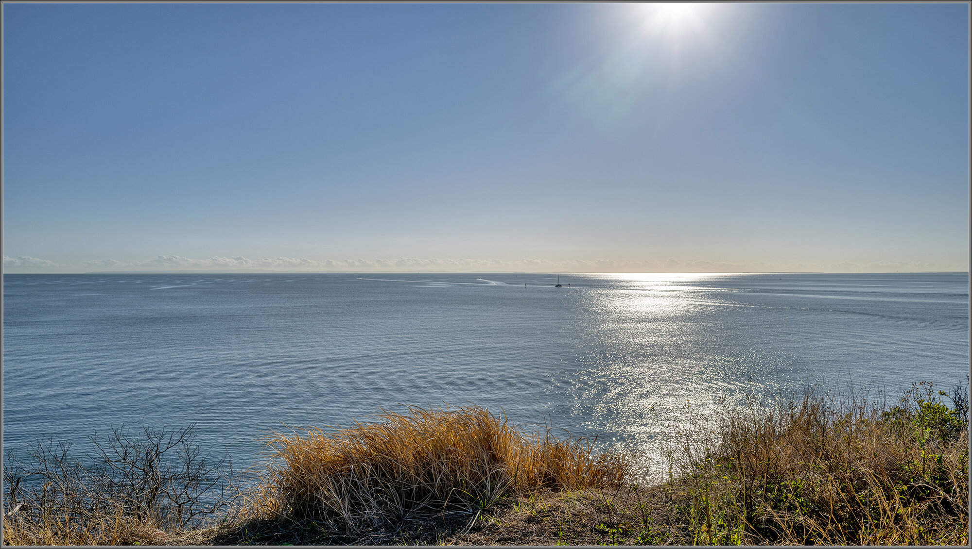 Moreton Bay seen from Shorncliffe Parade