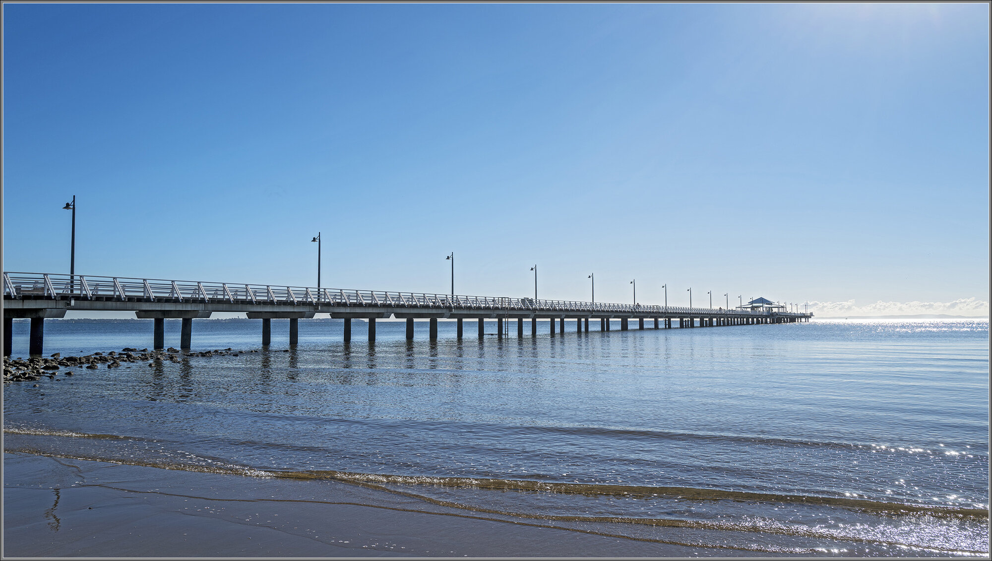 Shorncliffe Pier from Moreton Bay Cycleway