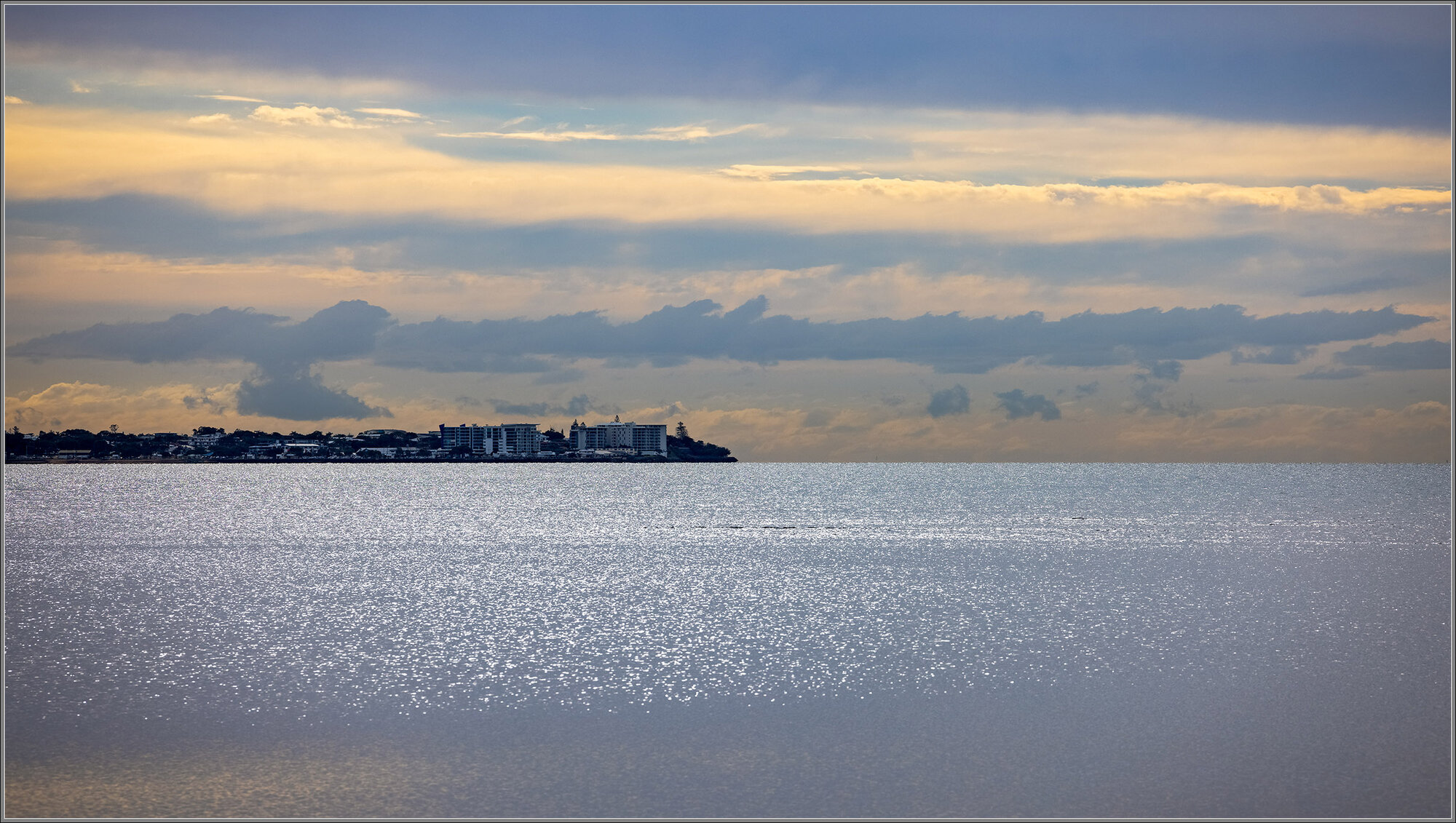 Woody Point seen from Moreton Bay Cycleway, Sandgate, Queensland