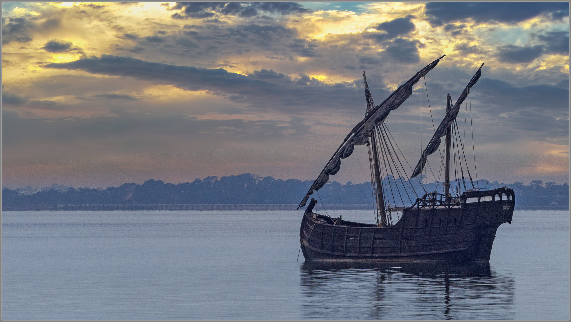 Caravel Notorious in Bramble Bay