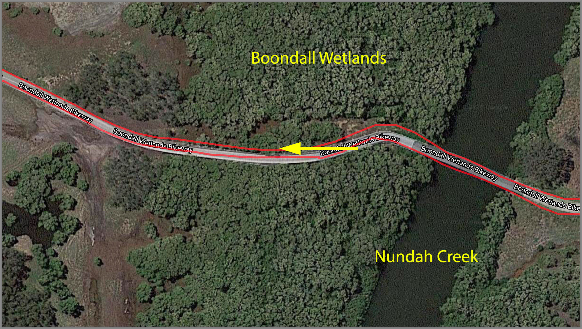 Nundah Creek Boardwalk : Boonall Wetlands, Brisbane