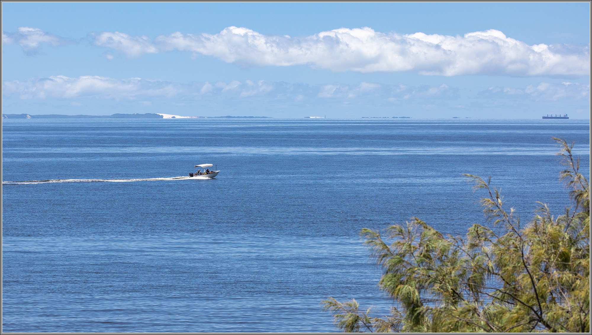 Moreton Island – Seen from Redcliffe Peninsula