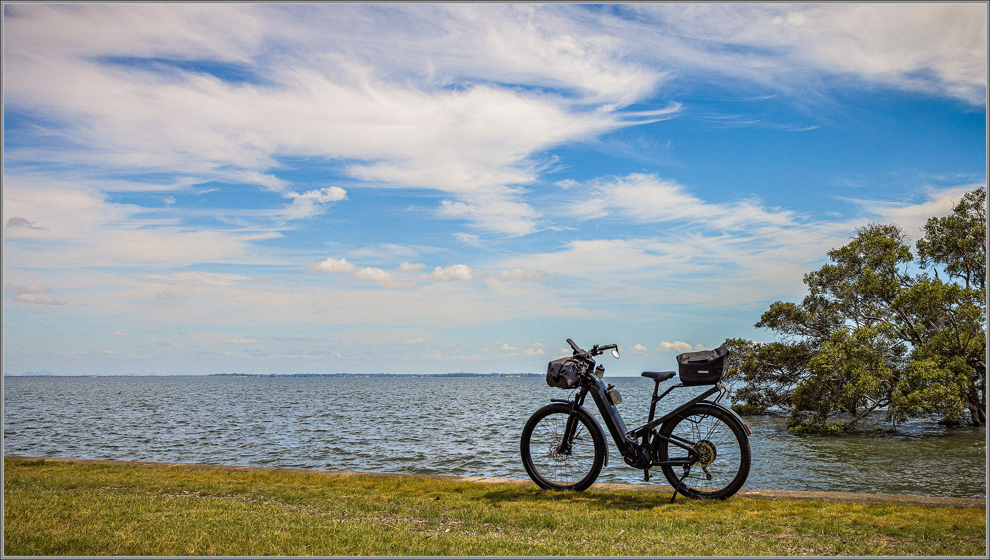 Moreton Bay seen from Nudgee Beach, Brisbane