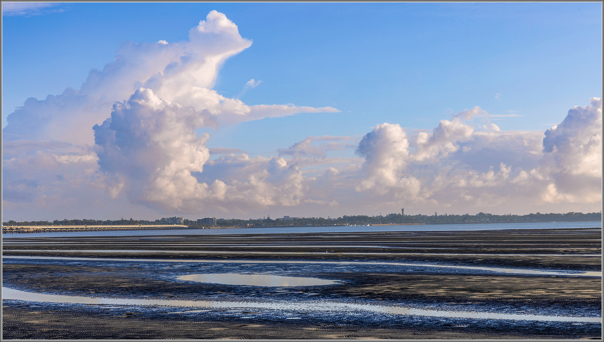 Looking north from Brighton Beach, Brisbane