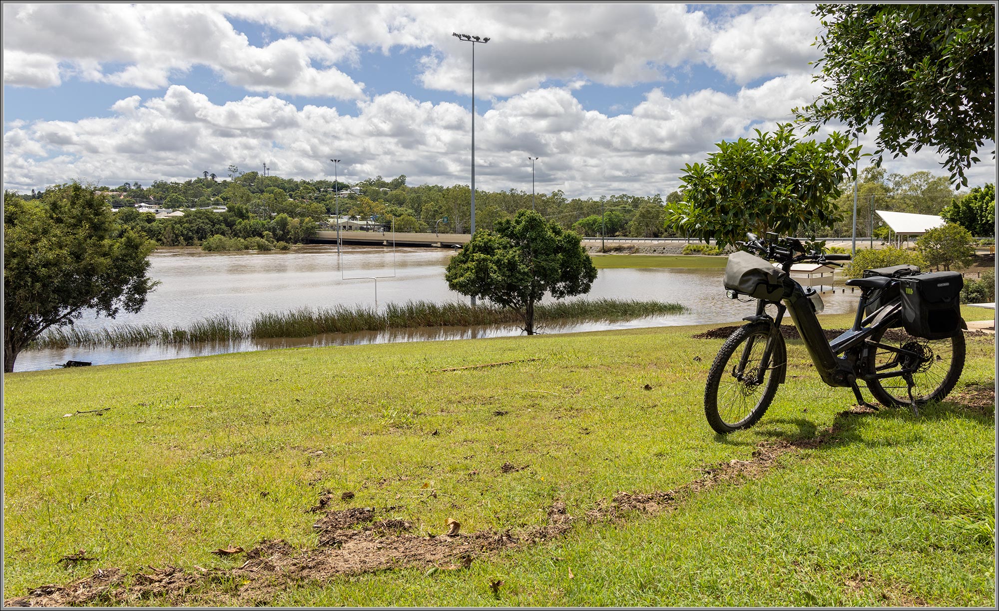 Football Fields beside Bremer River, Ipswich