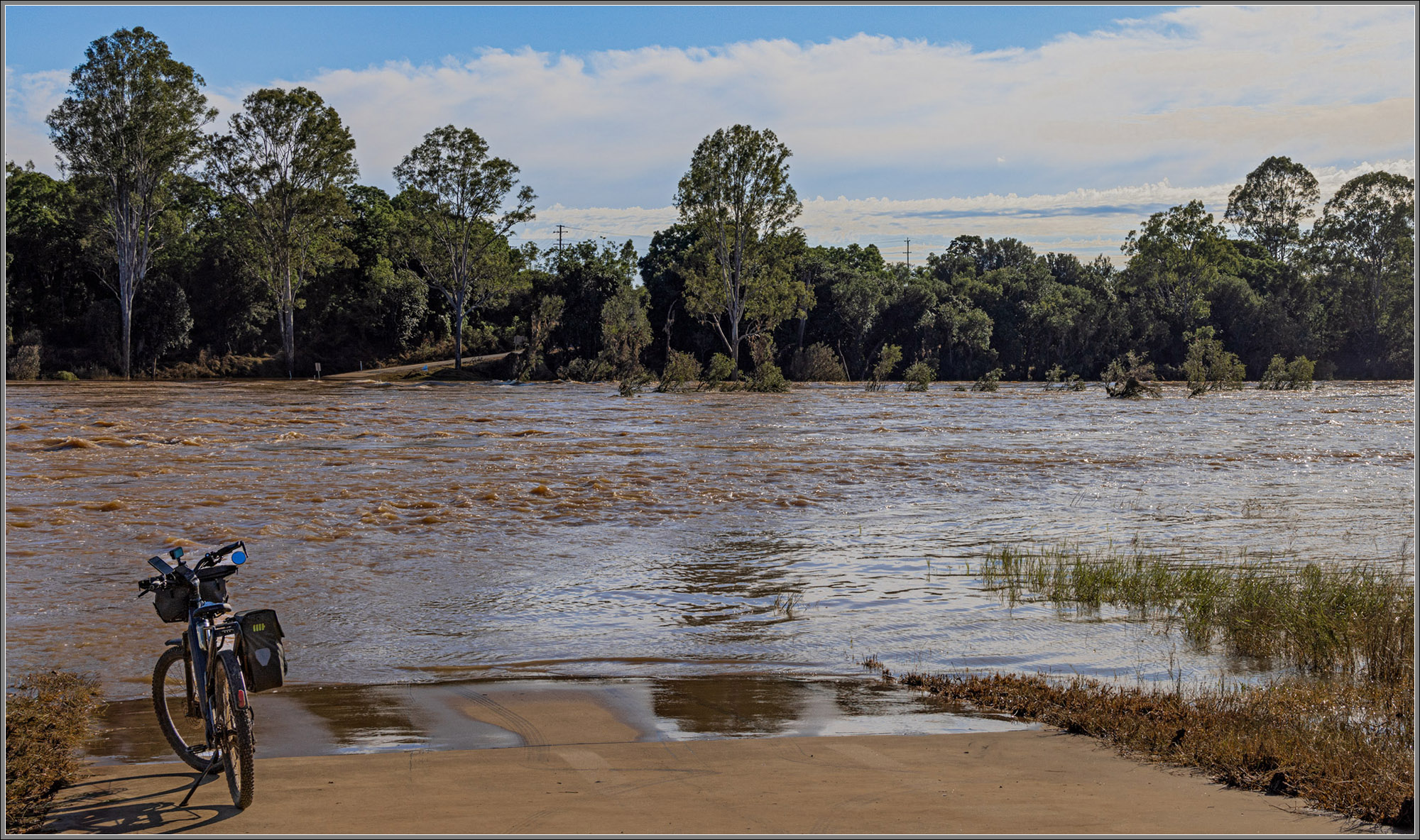 Brisbane River at Burtons Bridge