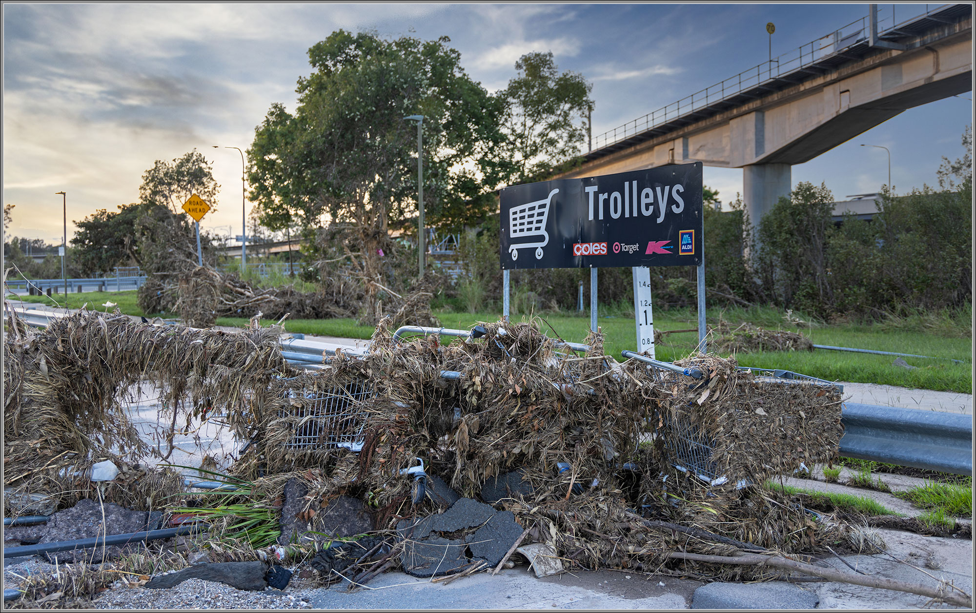 Kedron Brook Bikeway : 2022 Flood