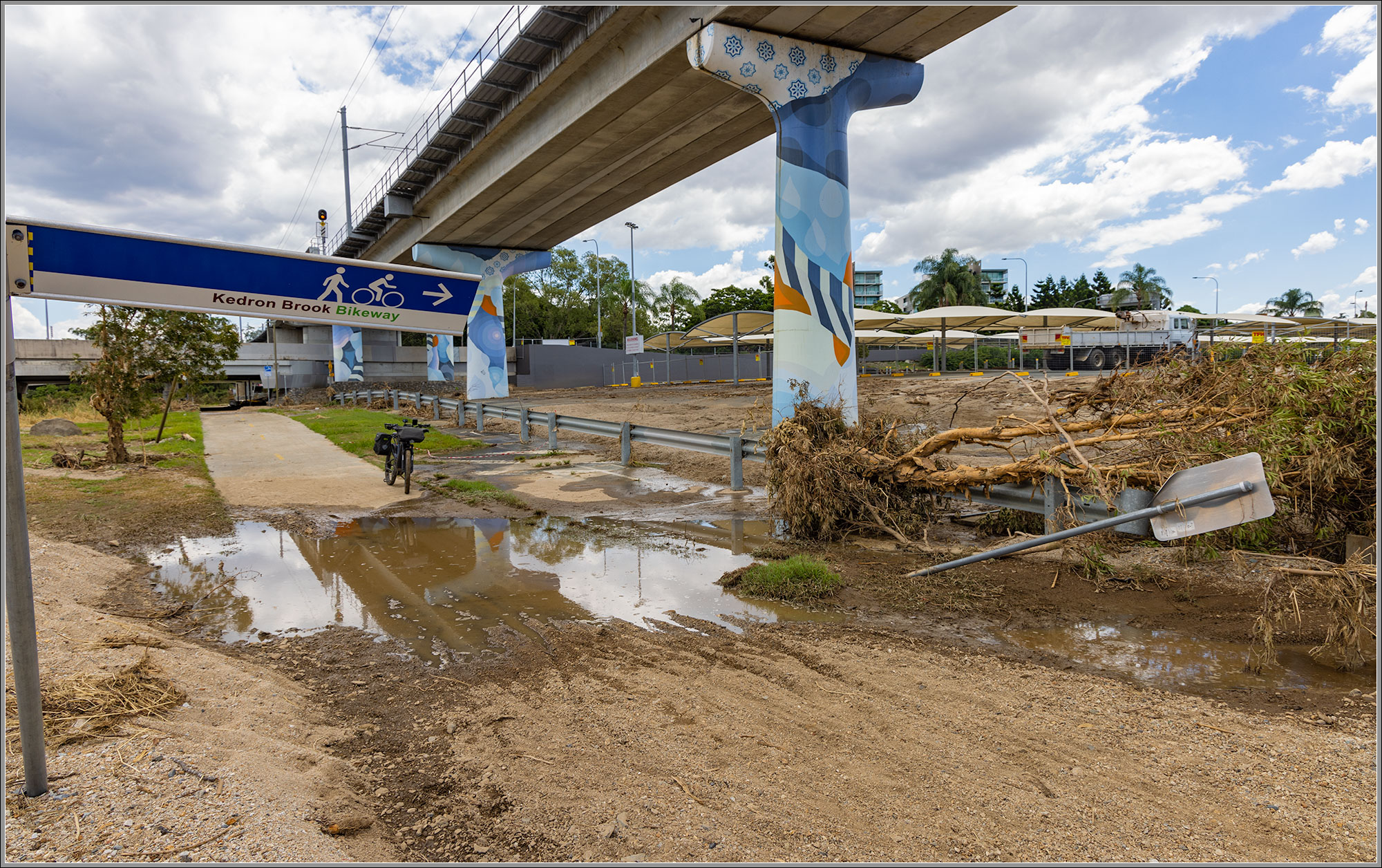 Kedron Brook Bikeway : 2022 Flood