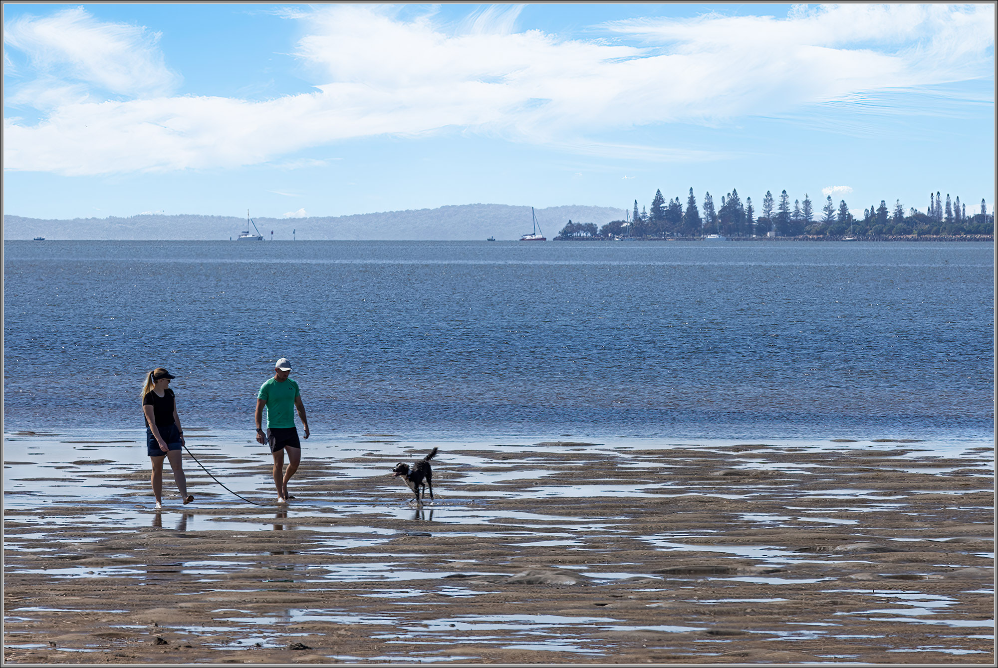 Moreton Island seen from Deception Bay