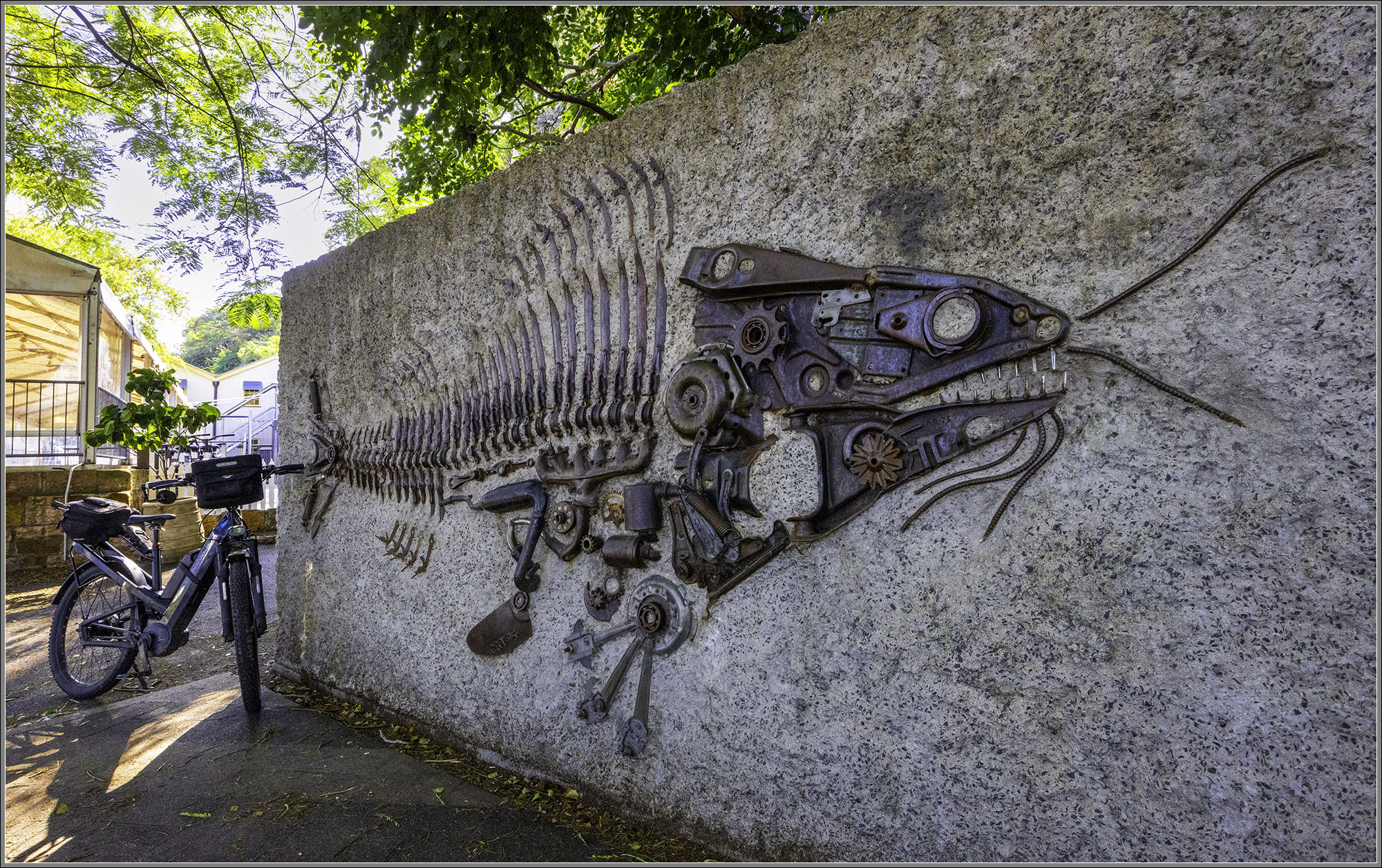 Catfish Mural, Kangaroo Point, Brisbane