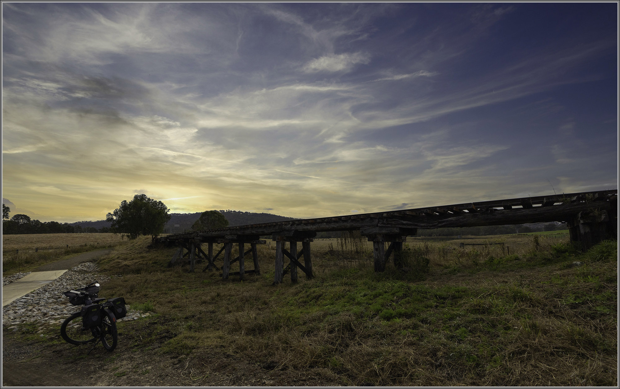 Brisbane Valley Rail Trail near Esk, Queensland