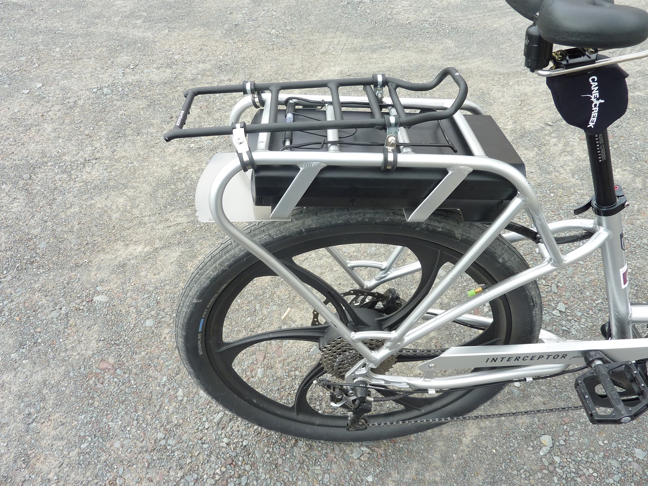 Adapting a Pedego Wide Rear Rack For Use With Standard Bags Accessories Electric Bike Forums