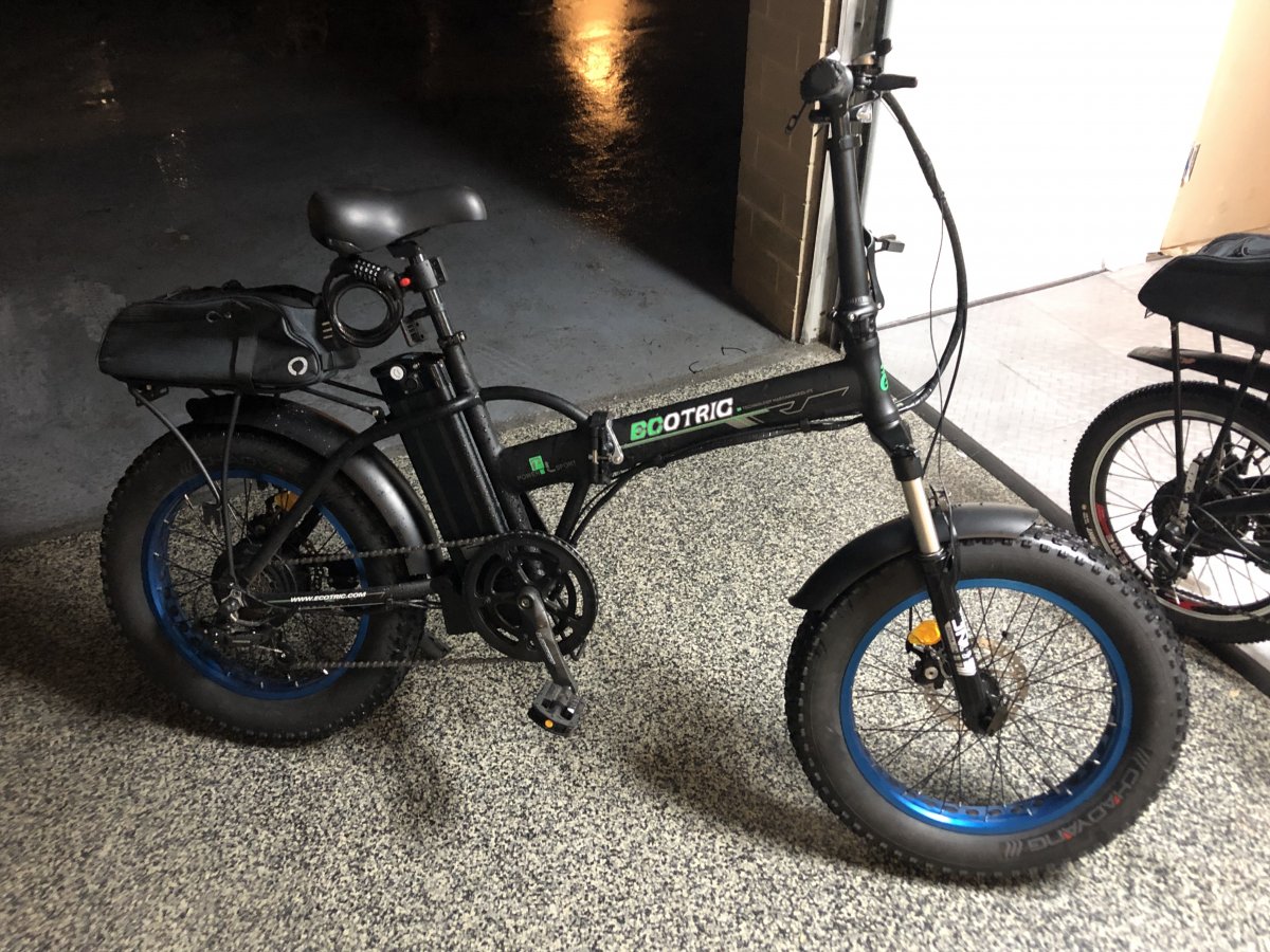 Ecotric folding fat discount tire electric bike