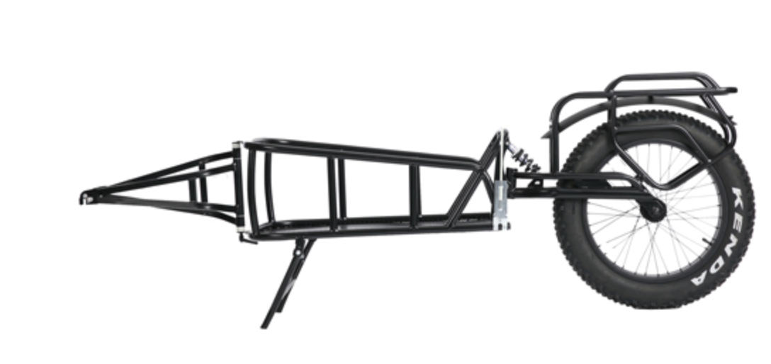 EUNORAU Single track Fat Tire Cargo Bike Trailer For Hunting - 1 Wheel