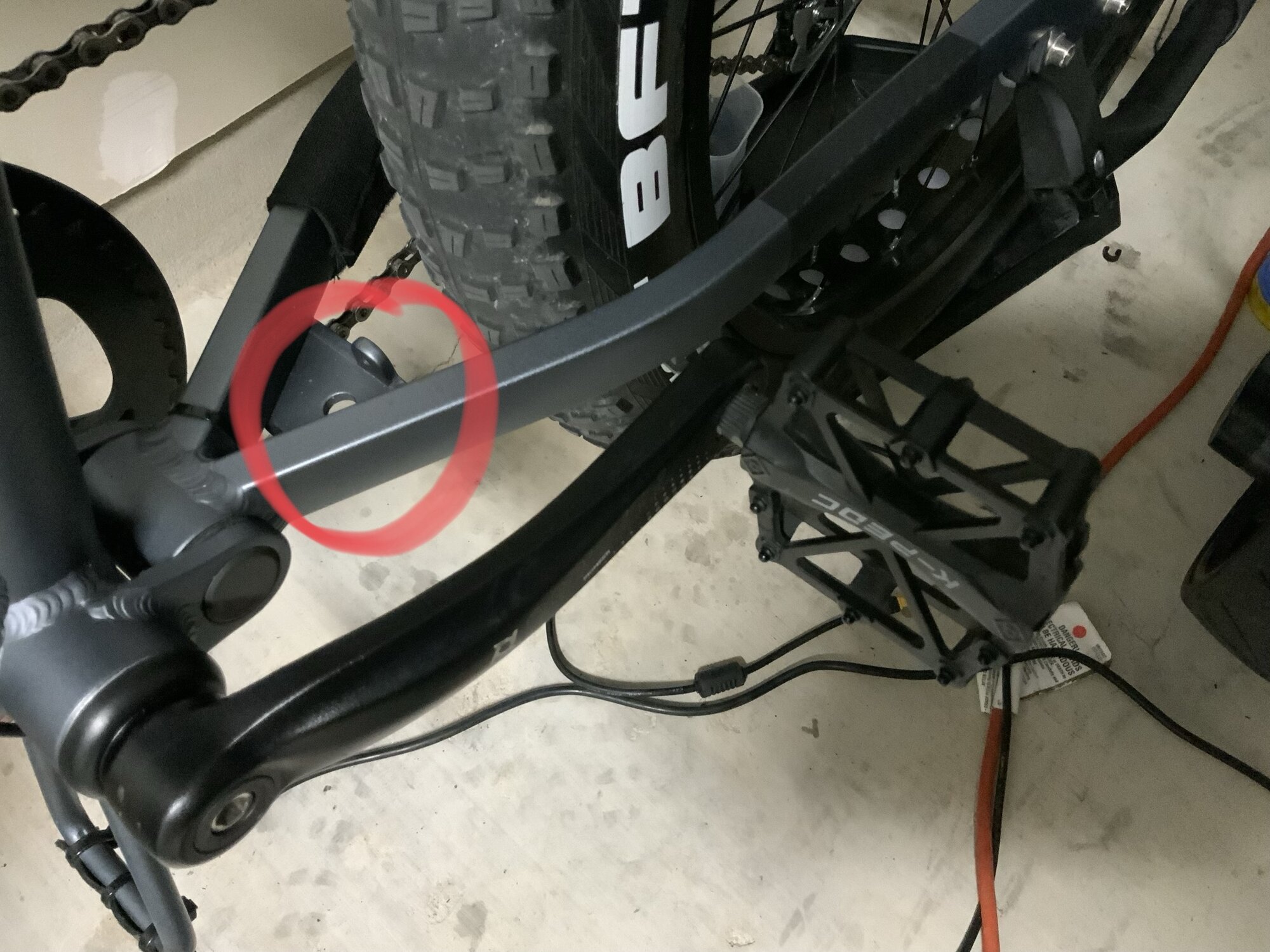 Has anyone replaced the lower bike stand with a double leg