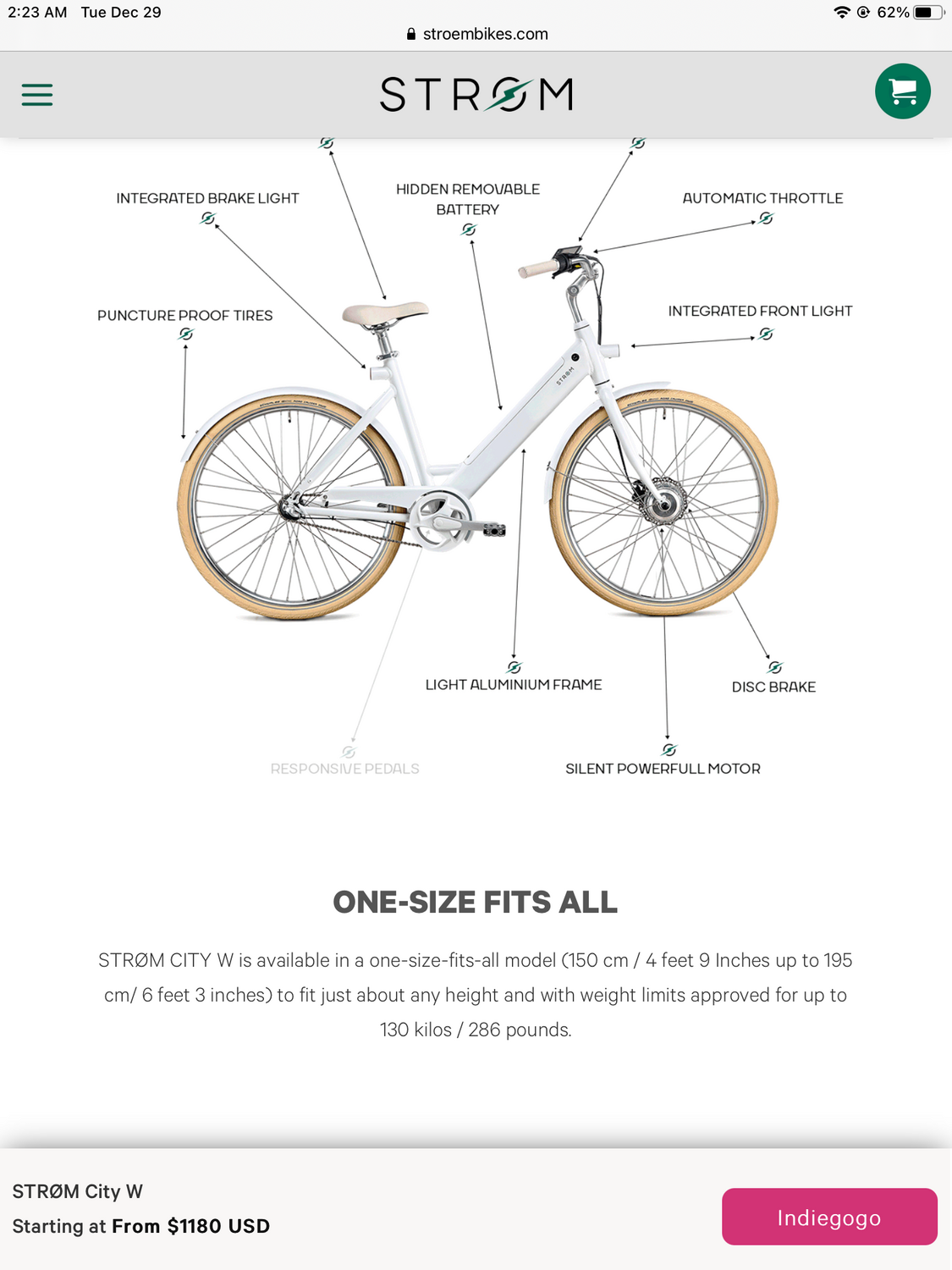 Strøm deals city bike