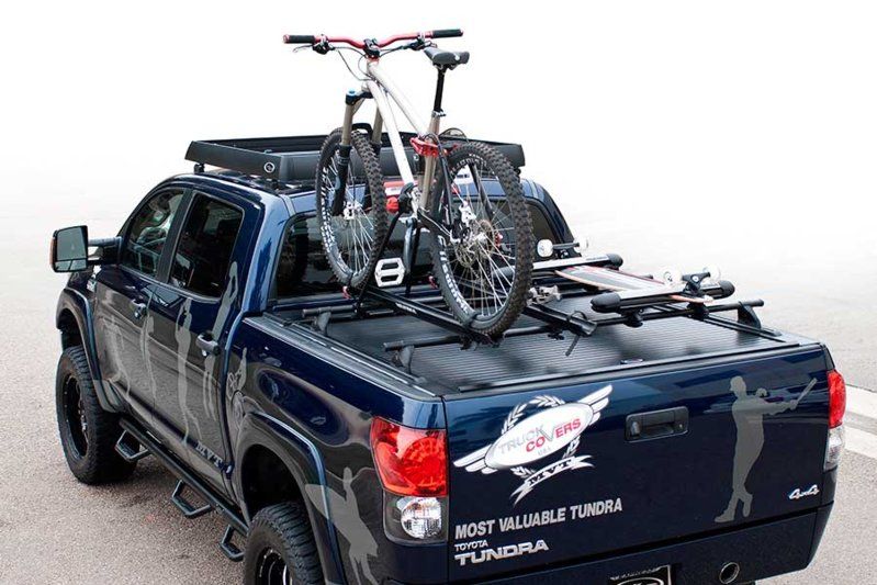 Toyota tundra bed store rail bike mount