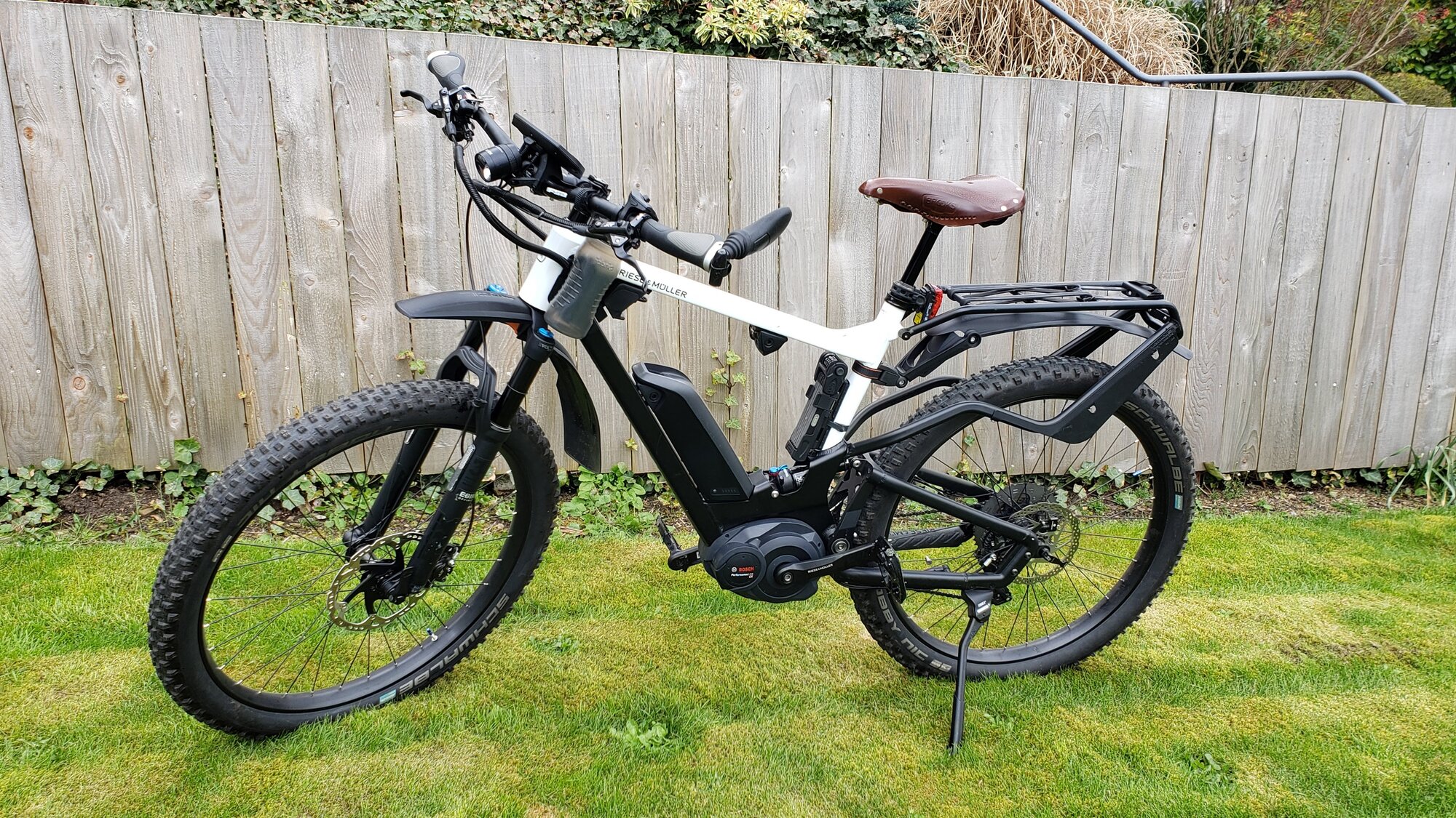 Convert existing rear rack to accept Racktime bags Electric Bike