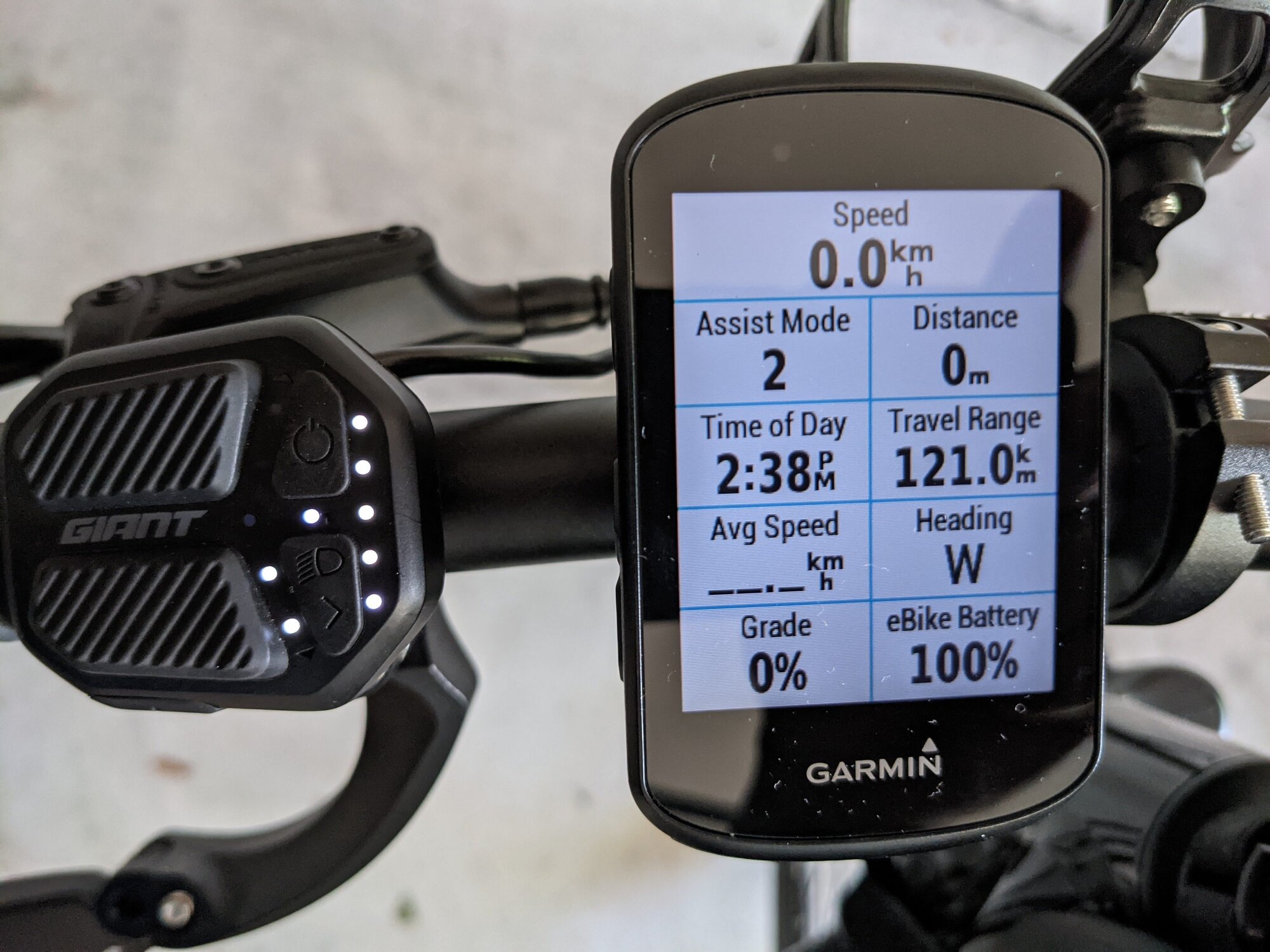 Has anyone used Garmin Edge 130 with a Giant e bike with