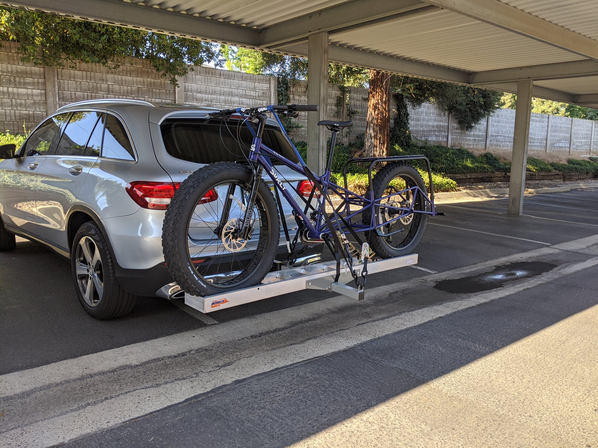 Bike rack discount no towbar hatchback