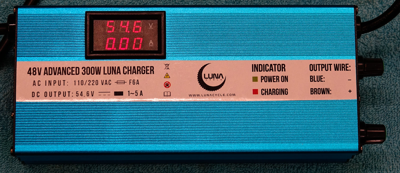 Luna charger 48v outlet advanced 300w ebike charger