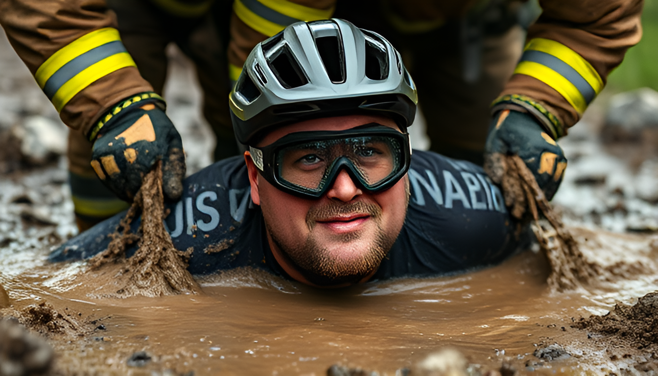 fat_mountain_biker_with_helmet_and_large_goggles_in_mud_up_to_his_neck_only_his_head_showing_w...png