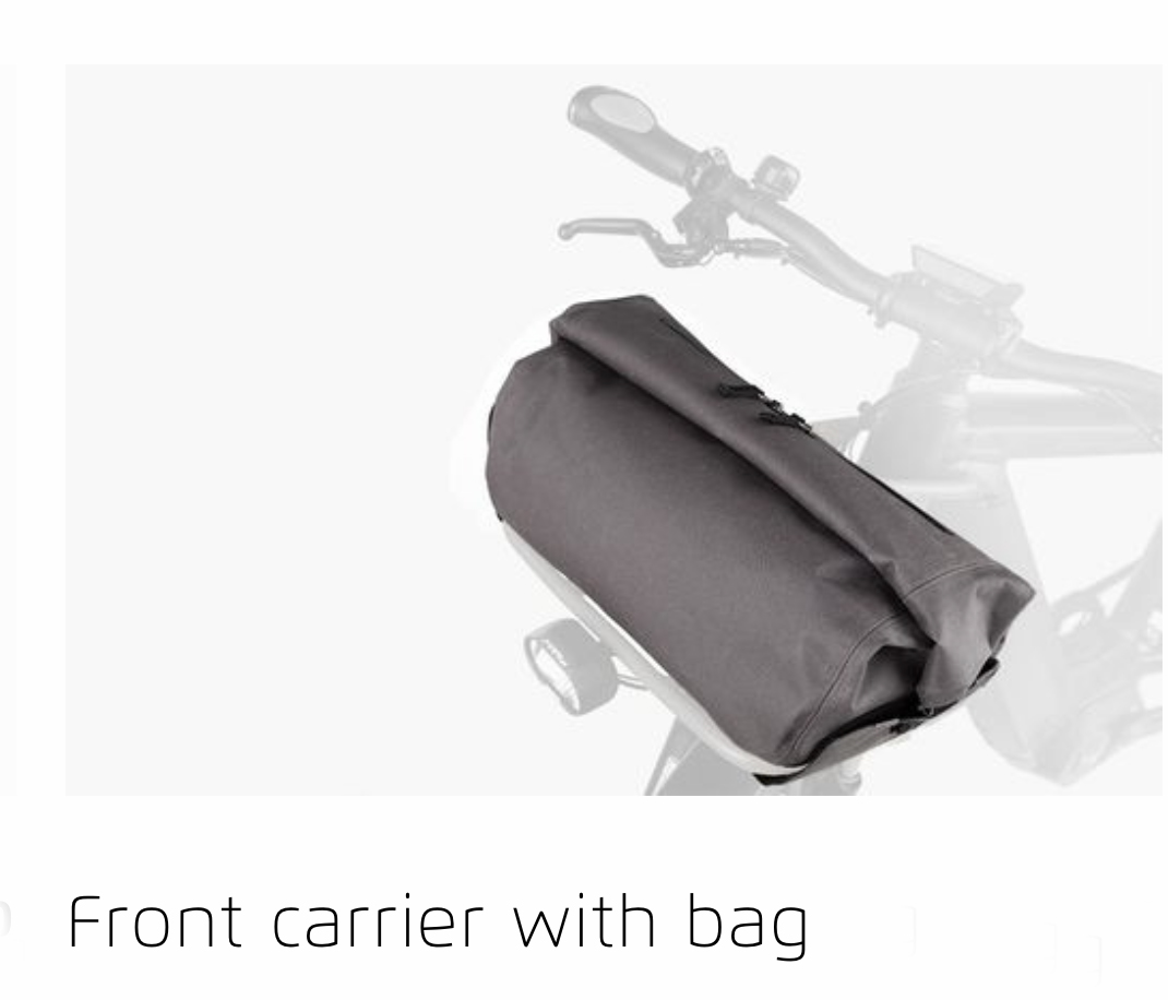 front carrier & bag