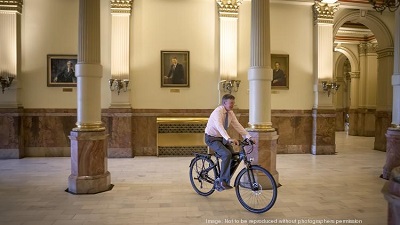 Haibike in Denver with Governor.jpg