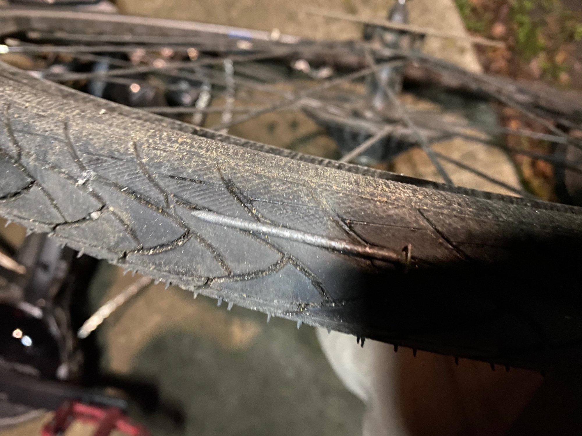 so much for puncture resistant tires. Electric Bike Forums