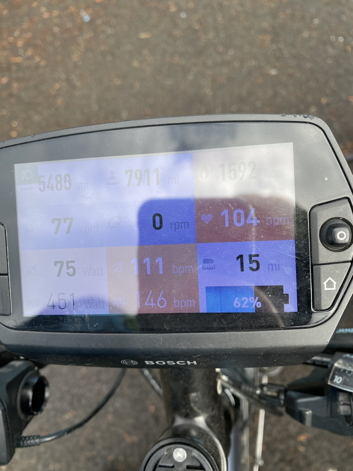 Weird glitch I think in ebike connect web page app. Electric