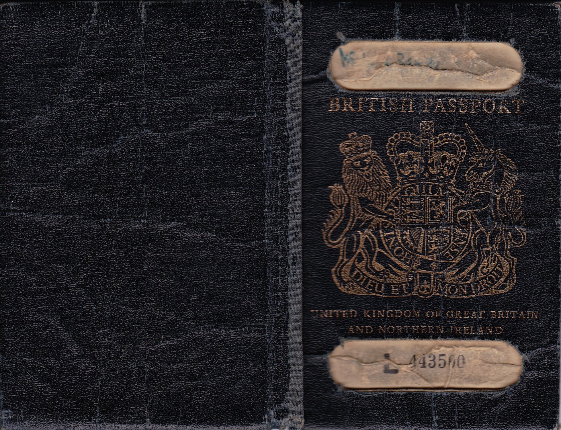 1969 British Passport