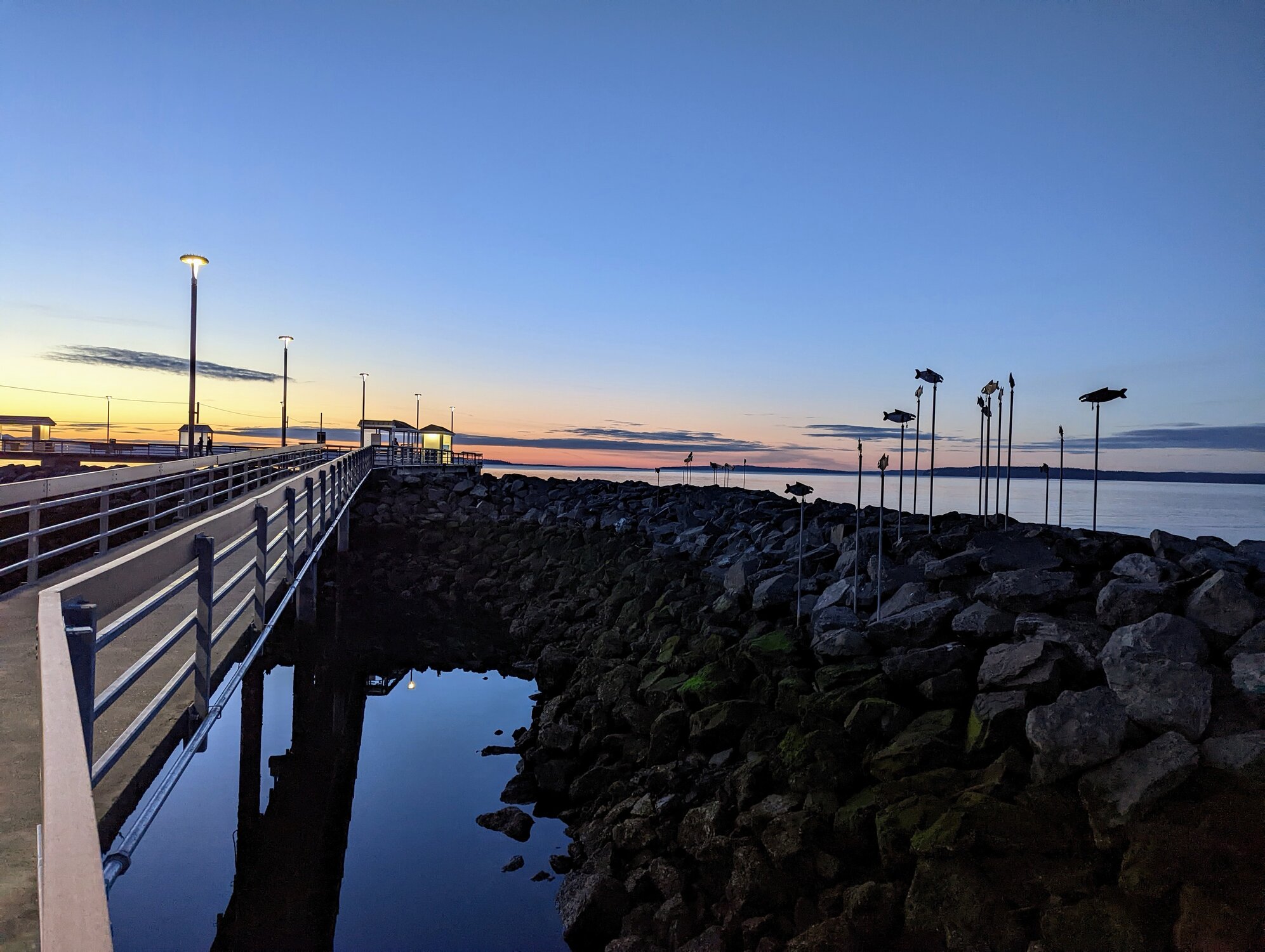 Edmonds pier and breakwater