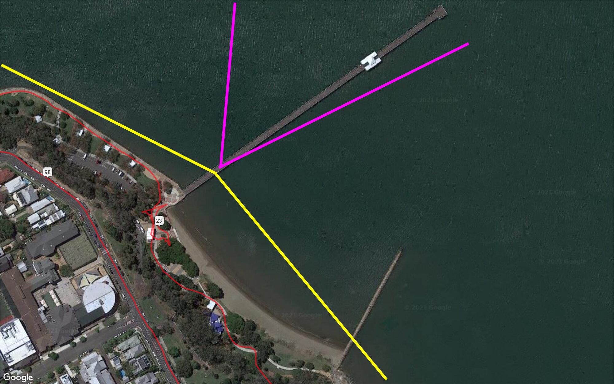 Ride with GPS : Shorncliffe Pier