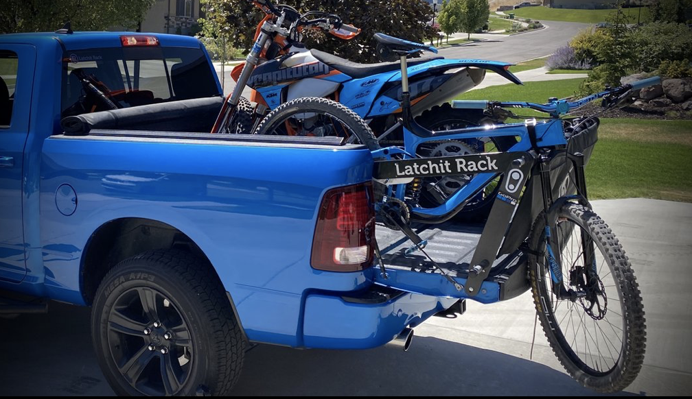 Bike carrier best sale for truck tailgate