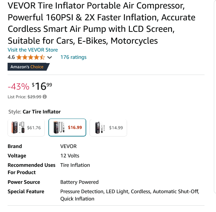 Screenshot 2024-07-29 at 08-57-35 Amazon.com VEVOR Tire Inflator Portable Air Compressor Power...png