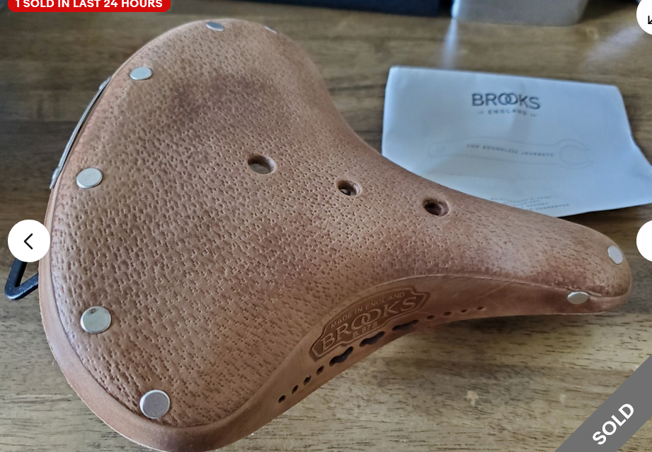 Screenshot 2026-02-28 at 23-37-20 NEW Brooks B67 Dark Tan Softened Short Saddle Bicycle Bike S...png