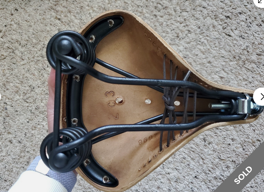 Screenshot 2026-02-28 at 23-37-33 NEW Brooks B67 Dark Tan Softened Short Saddle Bicycle Bike S...png