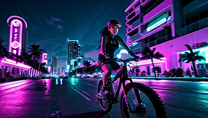 sporty_girl_riding_fatbike_Miami_down_ocean_drive_lots_of_neon_night_dramatic_sky__3258010084.png