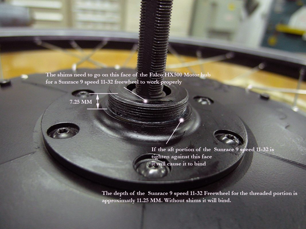 Falco clearance hub motor