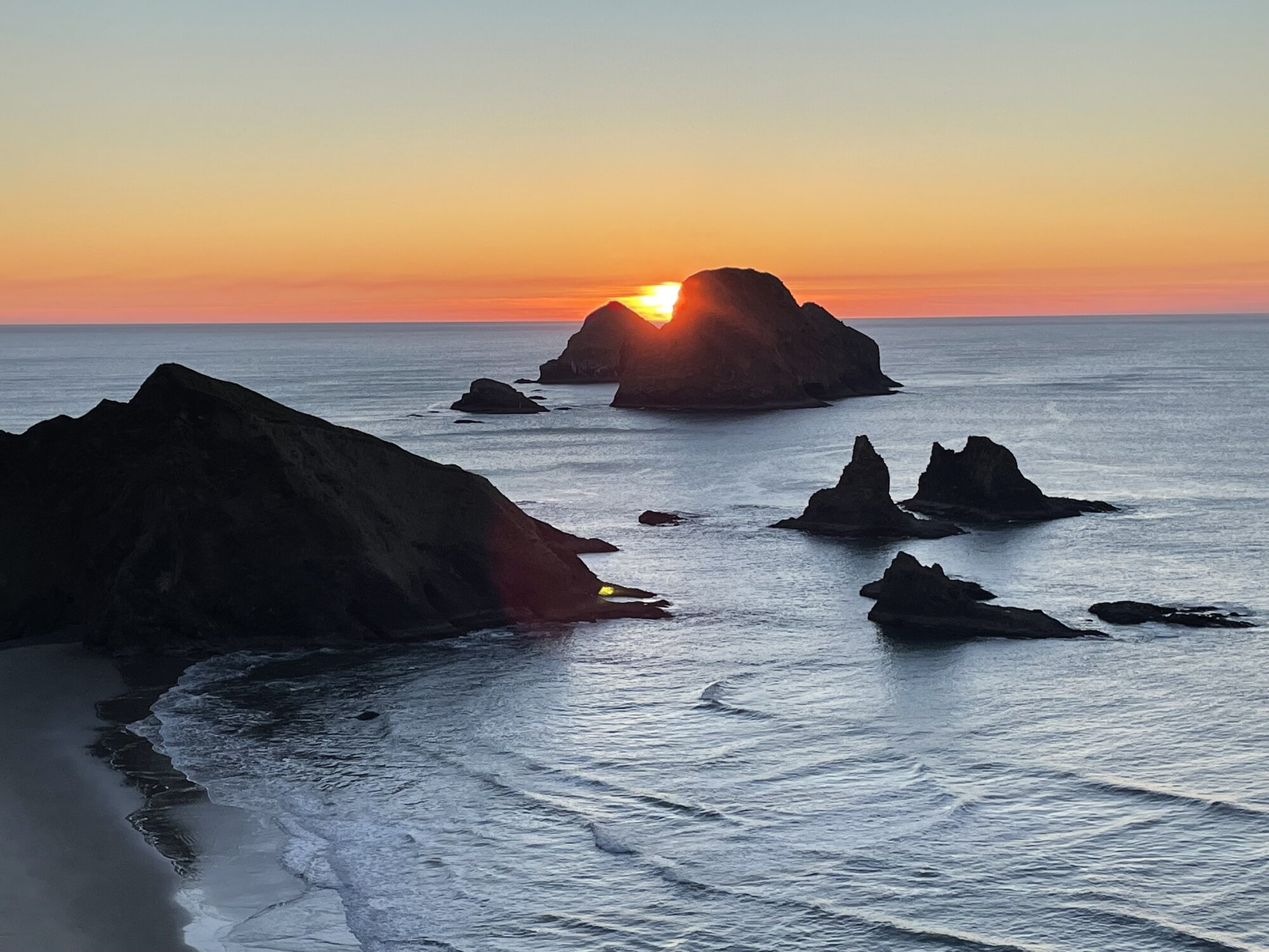 Sunset Three Arch Rocks 11:18.jpg