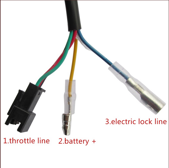 thumbnail image 2 of Lylong Electric Bike Scooter Thumb Throttle 3Pin Sm Throttle Speed Control Thumb Throttle Accelerator Electric Vehicle Accessories 2 of 14