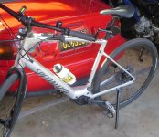 Turbo Vado pedals and toe clips and inclinometer.JPG